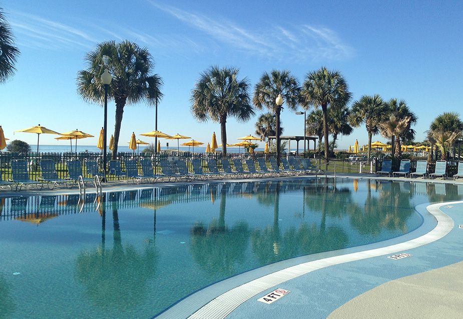 Oceanfront Lawn & Pools at the Dayton House Resort Dayton House