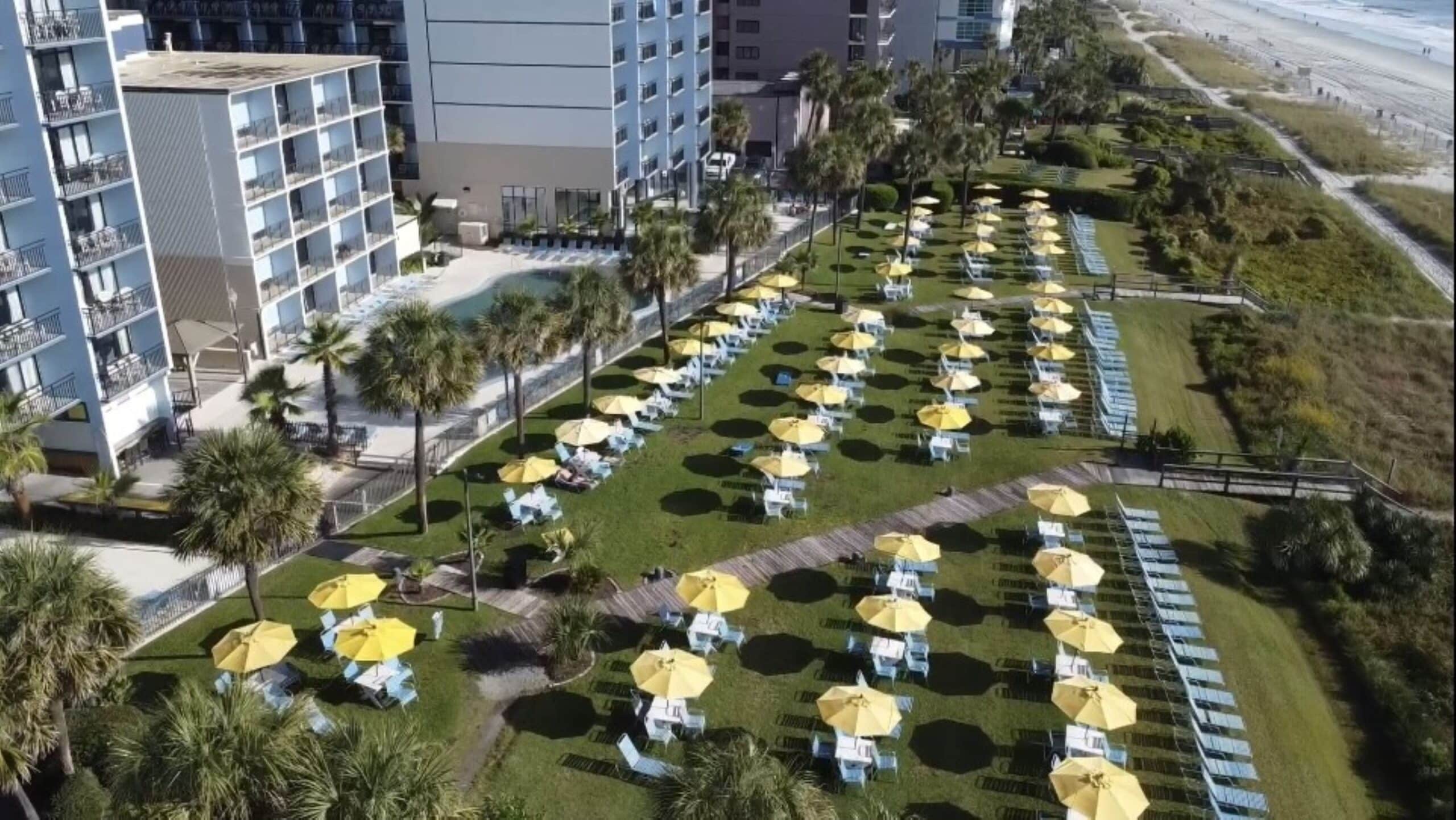 Oceanfront Lawn & Pools at the Dayton House Resort