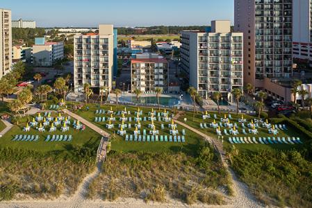 Oceanfront Lawn & Pools at the Dayton House Resort