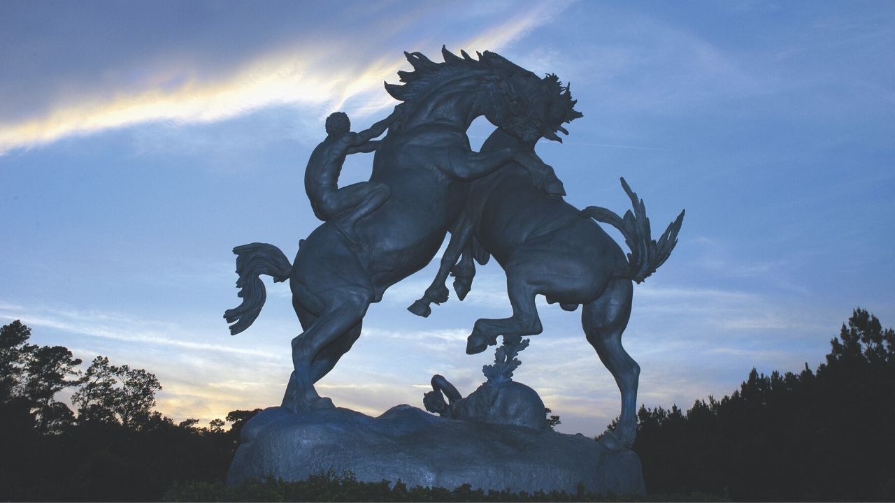 Horse statue at Brookgreen Gardens