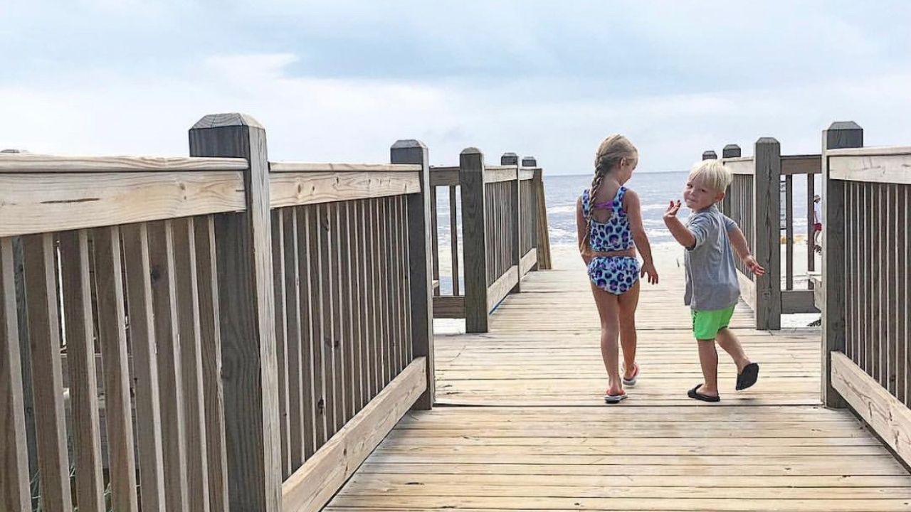 Brother and Sister Beach