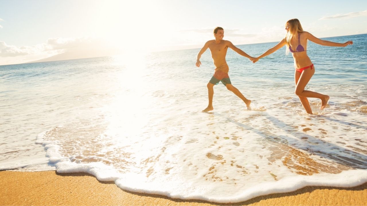 Myrtle Beach Couple in Ocean